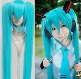 Peruca Vocaloid Miku